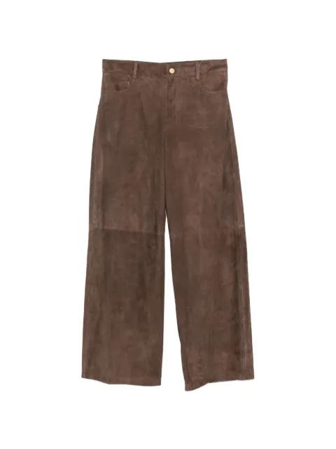 suede trousers by MAX MARA