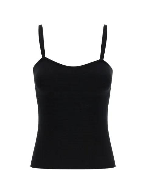 sweetheart-neck top by MAX MARA