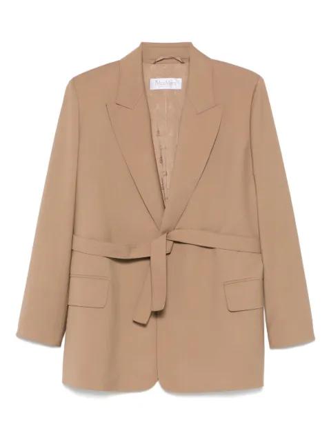 tie-fastening blazer by MAX MARA