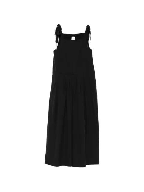 tie-fastening pleated jumpsuit by MAX MARA