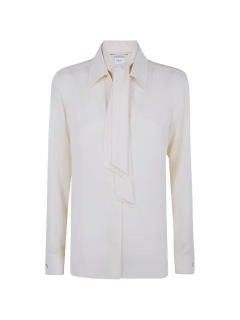 tie-neck shirt by MAX MARA