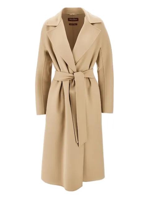 tie-waist coat by MAX MARA