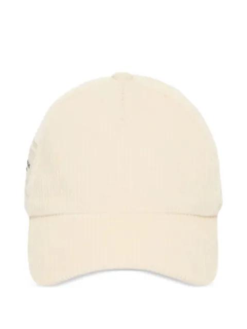 velvet baseball cap - white by MAX MARA