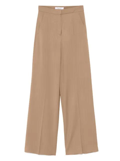 virgin wool high-waisted trousers by MAX MARA