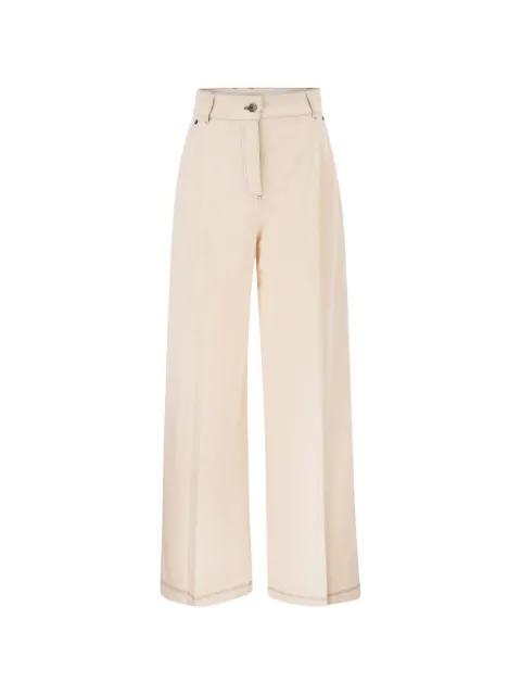 wide-leg five-pocket trousers by MAX MARA