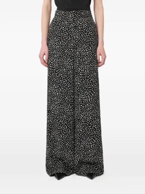 wide-leg print trousers by MAX MARA