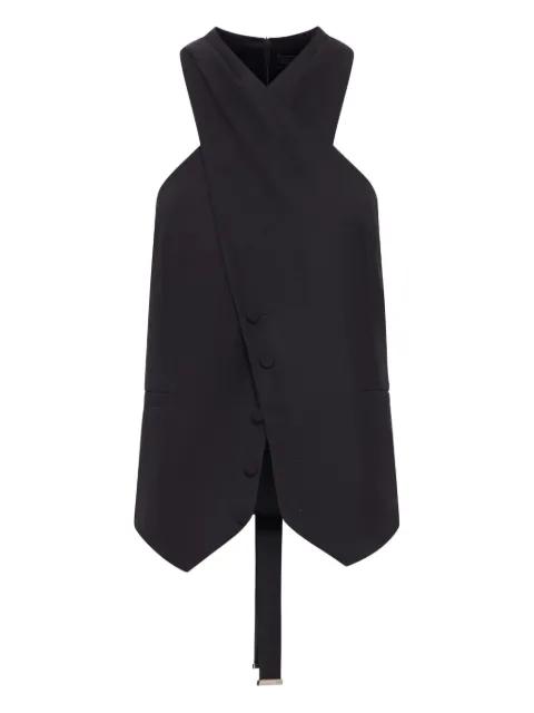 wrap-neck wool waistcoat by MAX MARA