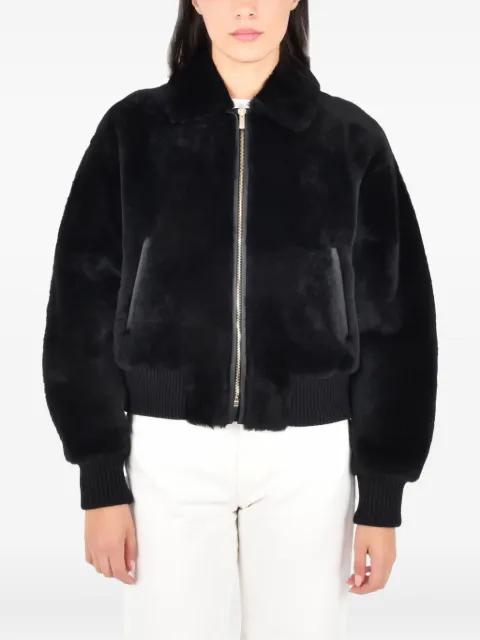 zip-up bomber jacket by MAX MARA