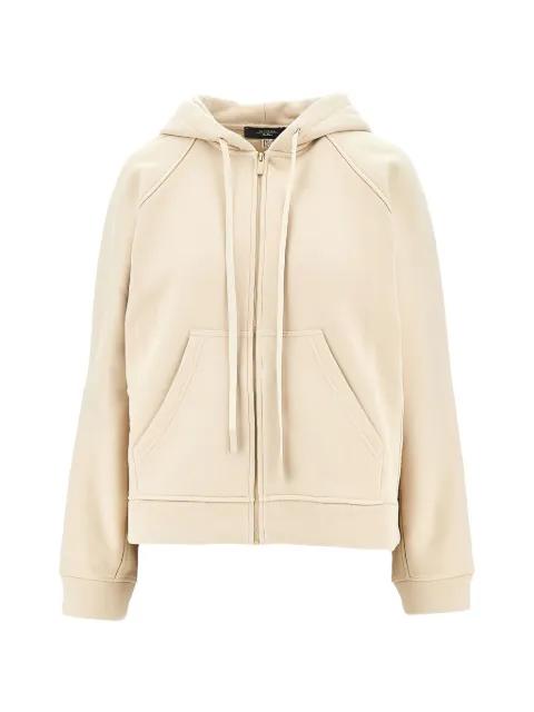 zip-up cotton sweatshirt by MAX MARA