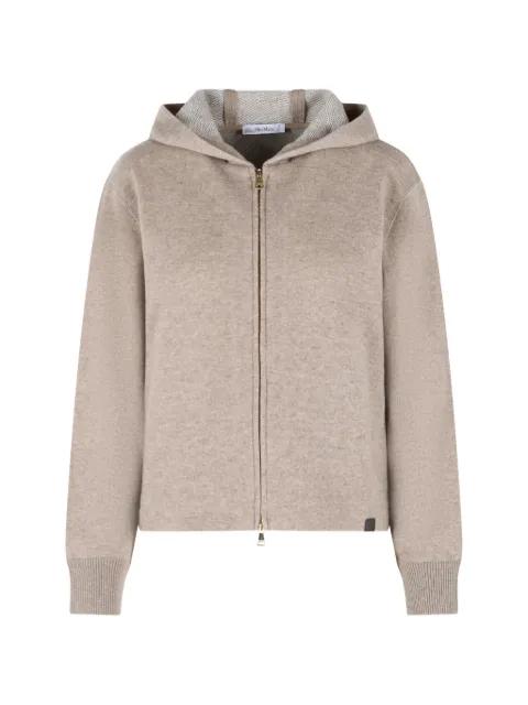 zip-up hoodie by MAX MARA