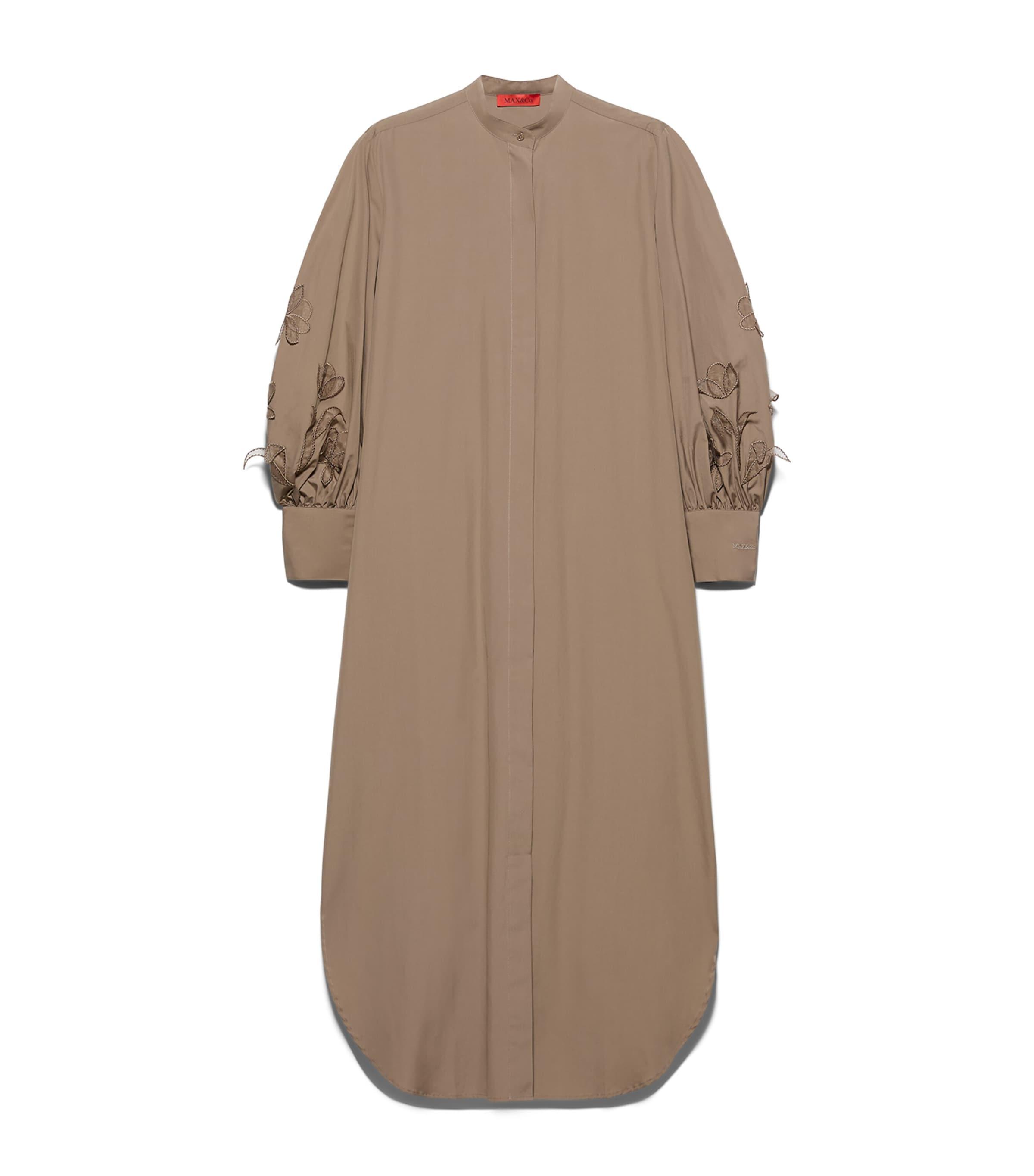 MAX&Co. Cotton Appliqué Midi Dress by MAX&CO.