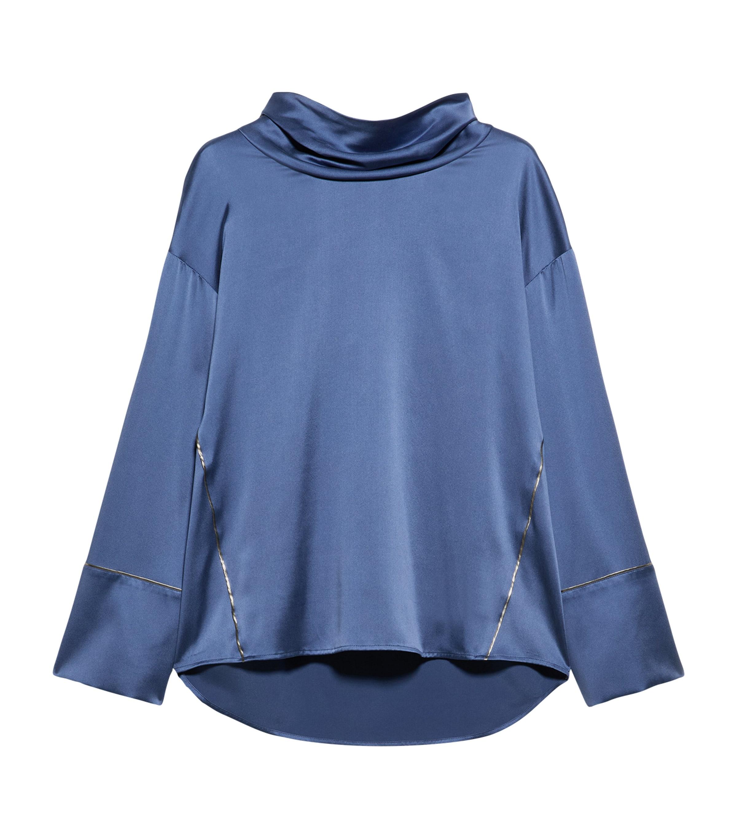 MAX&Co. Stretch-Silk Cowl-Neck Blouse by MAX&CO.