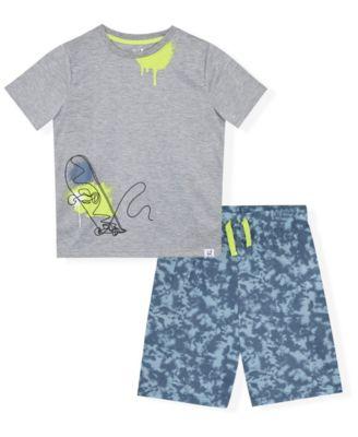 Boys' 6-12 Skate Top and Pants, 2-Piece Set by MAX&OLIVIA