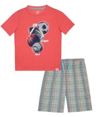 Boys' 6-18 All Sports Top and Pants, 2-Piece Set by MAX&OLIVIA