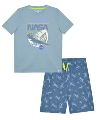 Boys' 6-18 NASA Top & Shorts, 2-Piece Pajama Set by MAX&OLIVIA