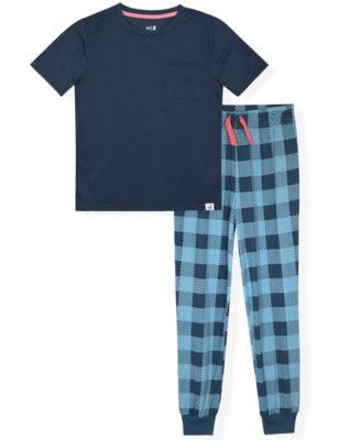 Boys' 6-20 Short-Sleeve Top and Jogger Pants, 2-Piece Set by MAX&OLIVIA