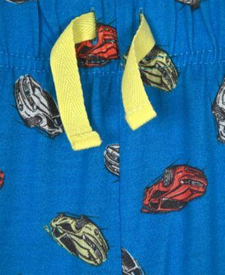 Boys' & Girls' 6-14 Racing Car Top & Shorts, 2-Piece Pajama Set by MAX&OLIVIA