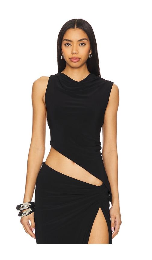 MAY MASHIAH X FWRD Layla Top in Black by MAY MASHIAH