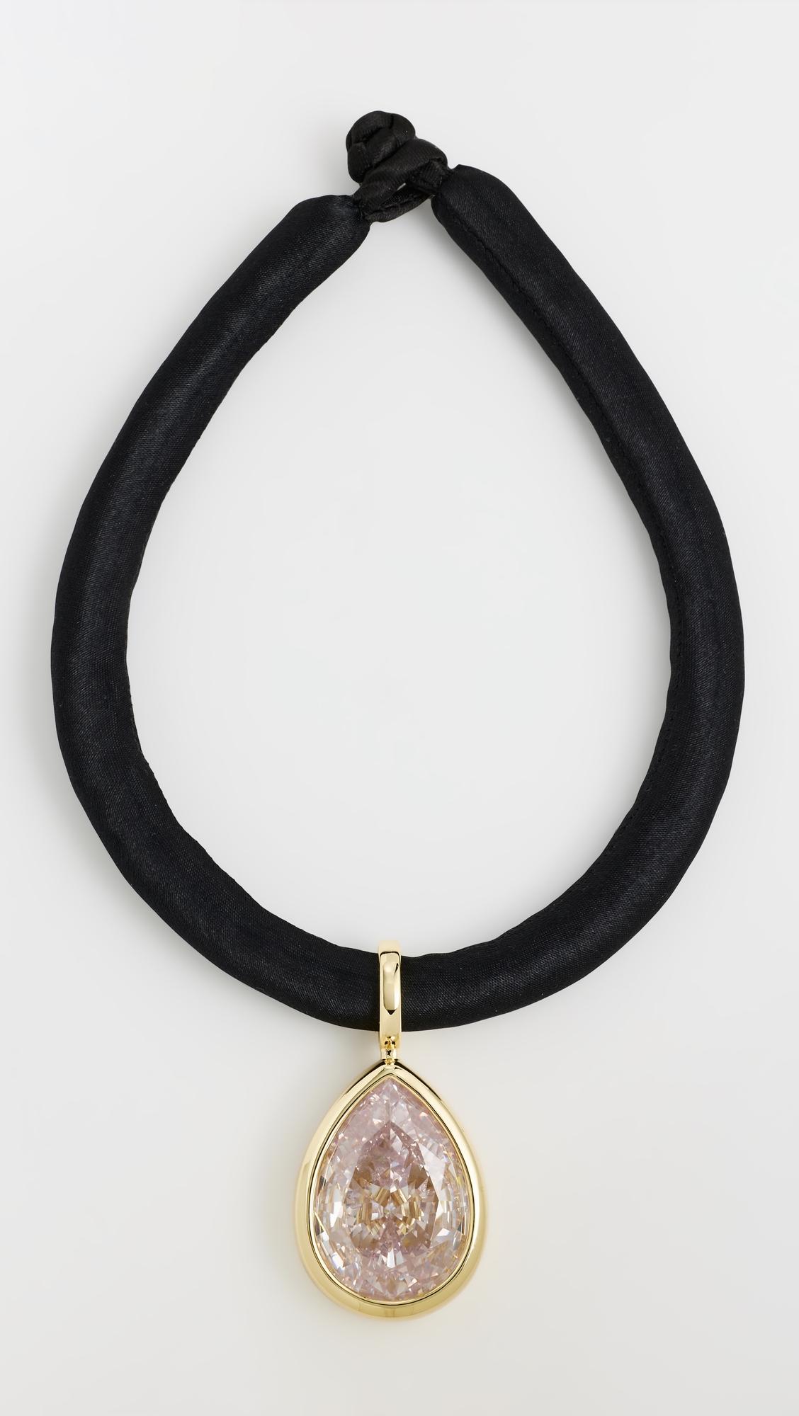 Statement Teardrop Cord Necklace by MAYAMAR