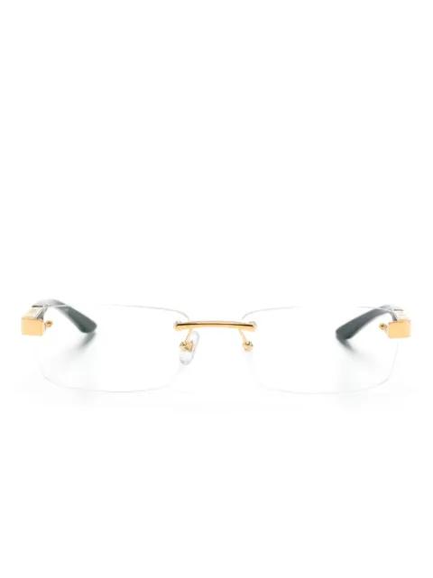 The Artist III rectangle-frame glasses by MAYBACH EYEWEAR