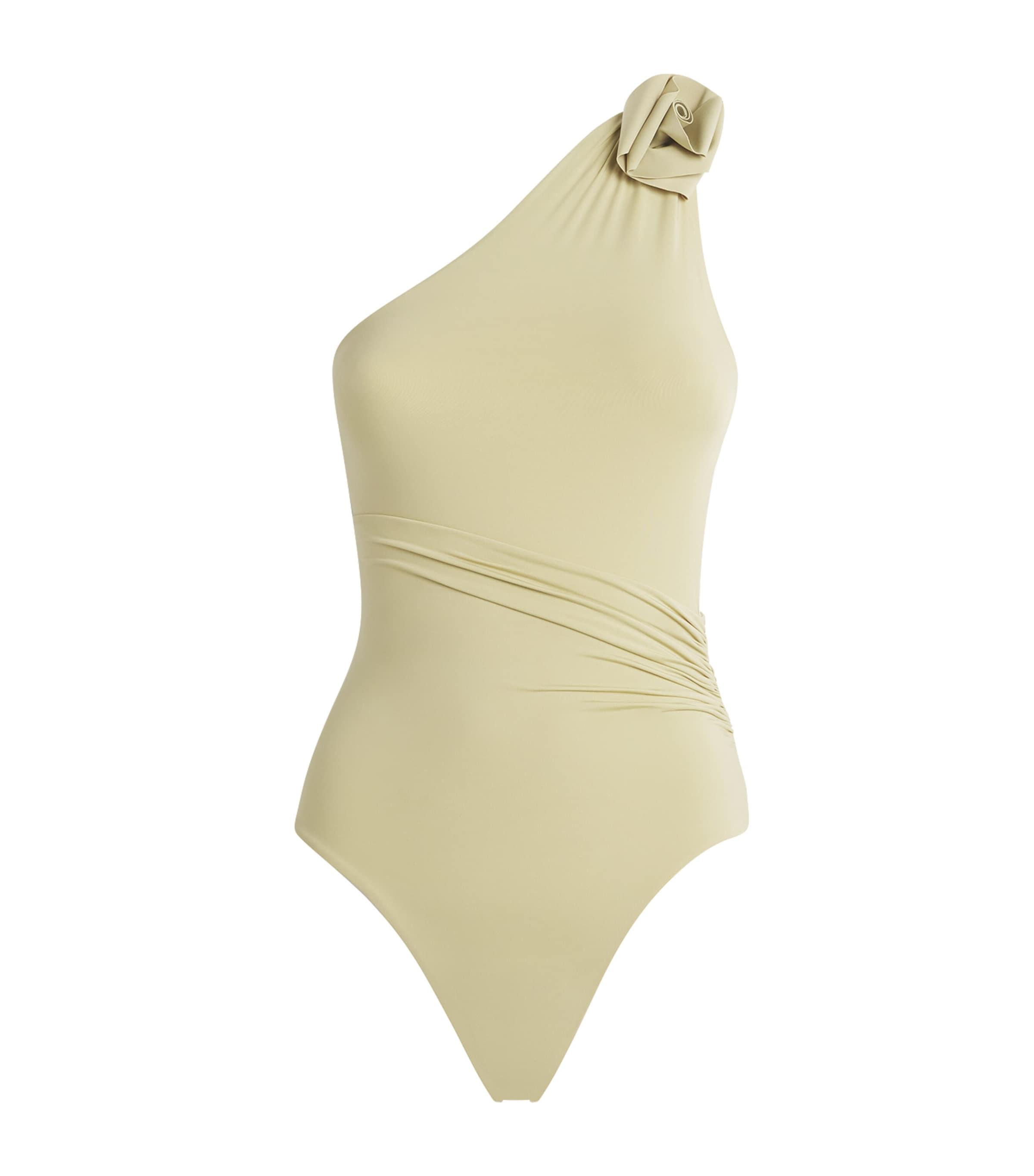 Maygel Coronel Ecos One-Shoulder Swimsuit by MAYGEL CORONEL
