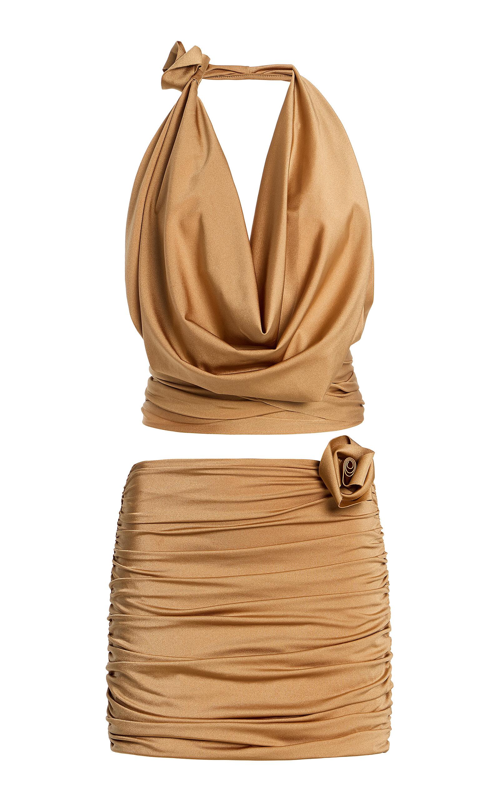 Maygel Coronel Exclusive La Isla Corallo Jersey Skirt Set - Moda Operandi by MAYGEL CORONEL