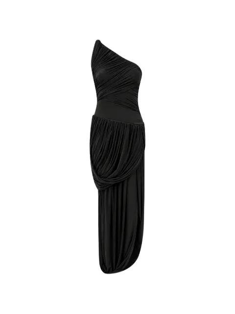 ruched one-shoulder dress by MAYGEL CORONEL
