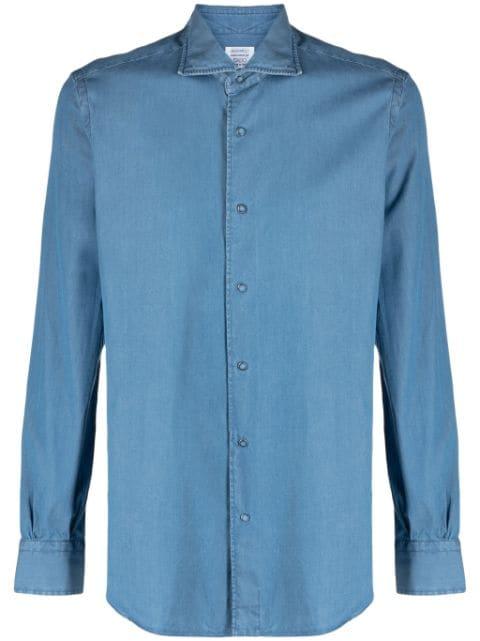 button-up cotton shirt by MAZZARELLI