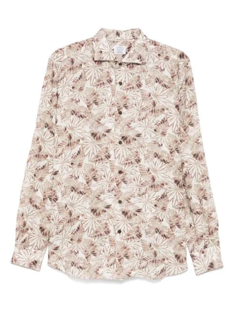 leaf-print shirt by MAZZARELLI