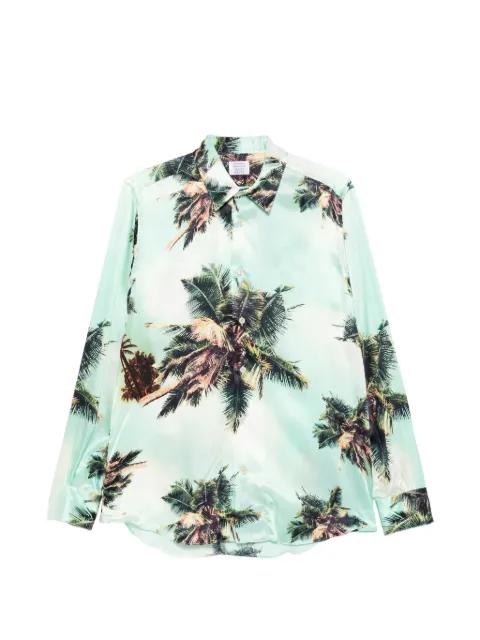 palm-print shirt by MAZZARELLI