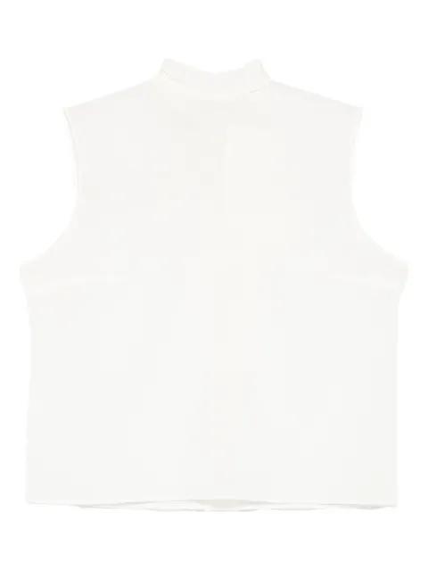 sleeveless mock-neck top by MAZZARELLI