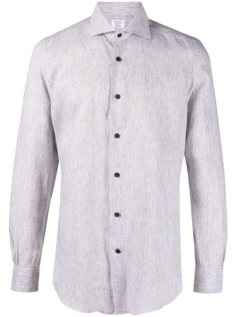 striped long-sleeve shirt by MAZZARELLI