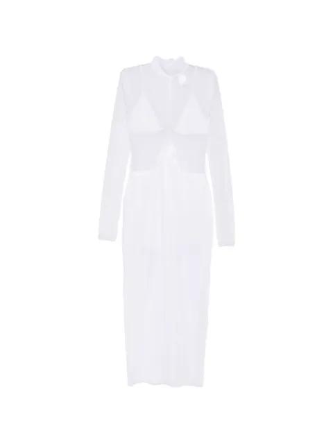 Margherita mesh-panelled dress by MAZZEI