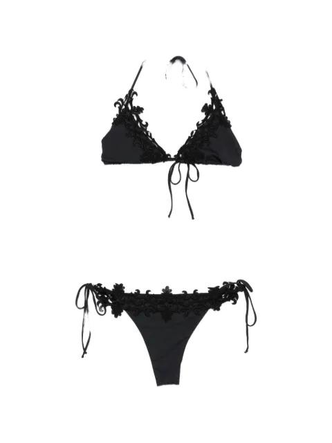 embroidered-trim bikini by MAZZEI