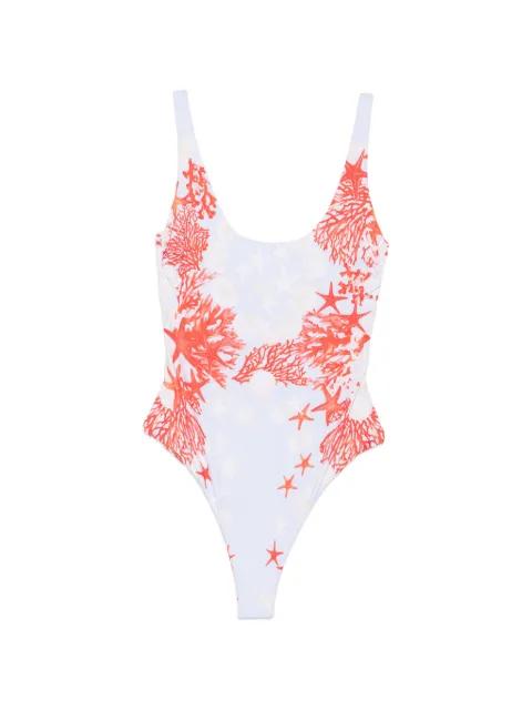 scoop-neck swimsuit by MAZZEI