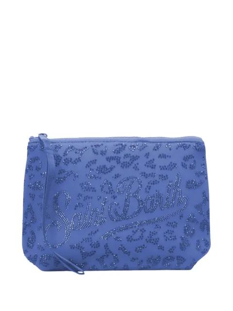 Aline Strass animal-print clutch bag by MC2 SAINT BARTH