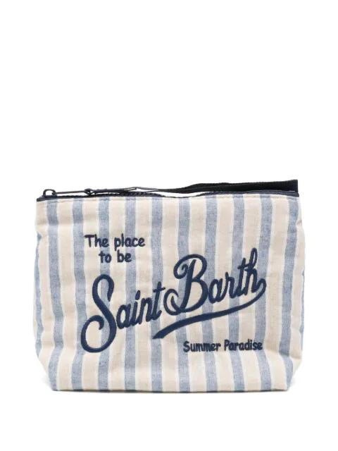 Aline striped clutch bag by MC2 SAINT BARTH
