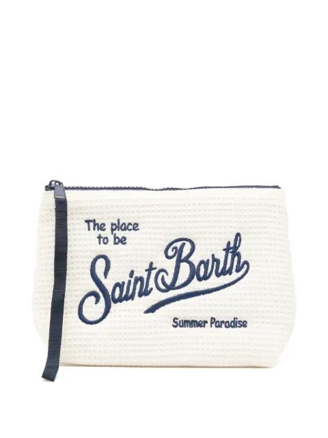 Aline waffle-knit pouch by MC2 SAINT BARTH
