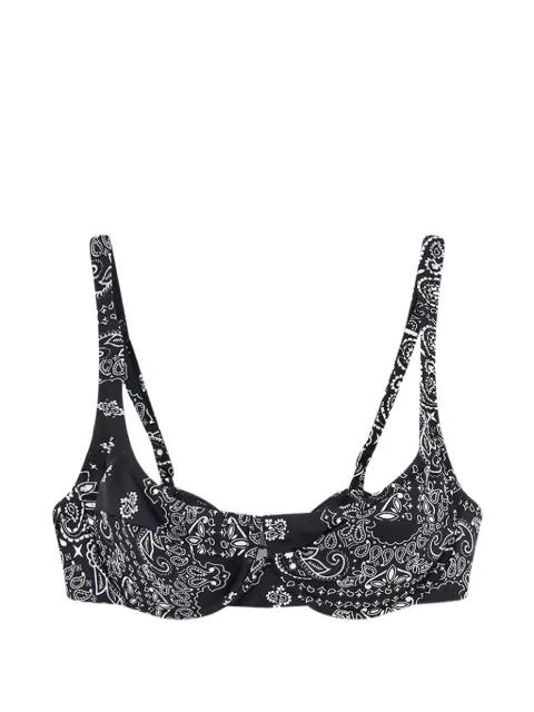 Amira bandana-print underwired bikini top by MC2 SAINT BARTH
