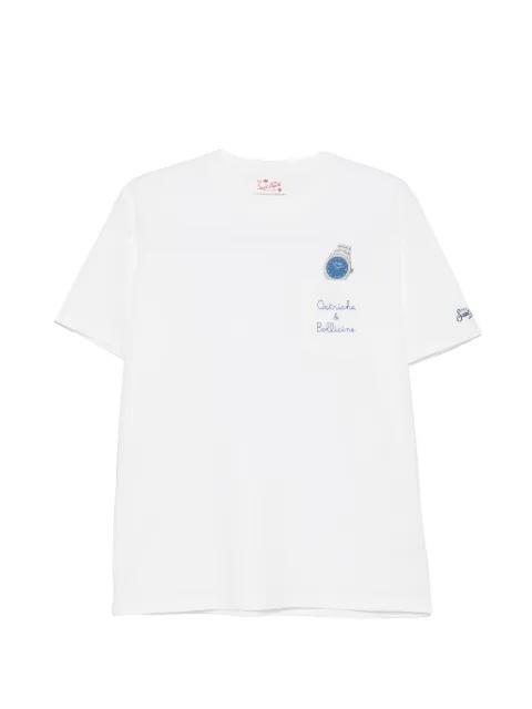 Austin embroidered-pocket T-shirt by MC2 SAINT BARTH
