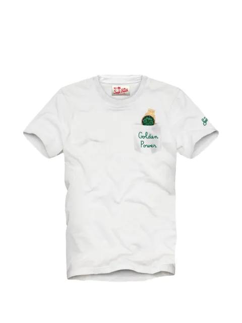 Austin embroidered-pocket T-shirt by MC2 SAINT BARTH