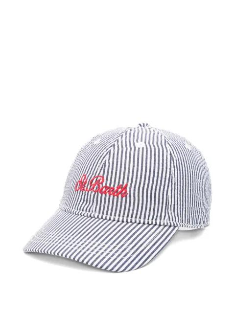 Baseball N striped baseball cap by MC2 SAINT BARTH