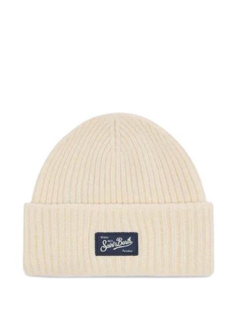 Berry ribbed beanie by MC2 SAINT BARTH