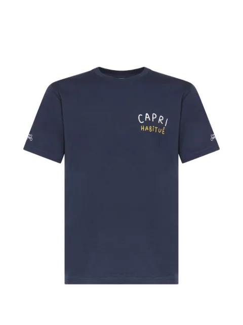 Capri embroidered T-shirt by MC2 SAINT BARTH