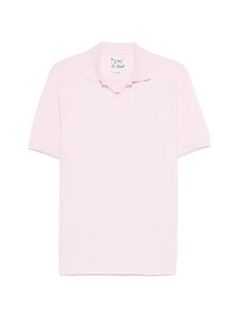 Charles V-neck embroidered T-shirt by MC2 SAINT BARTH