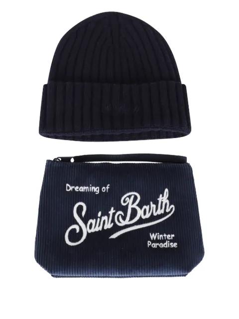 Christmas Box Man beanie hat and clutch bag set by MC2 SAINT BARTH