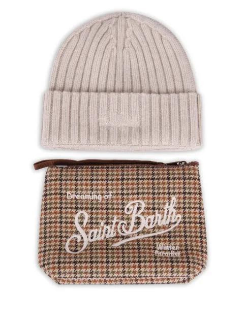 Christmas Box beanie hat and clutch bag set by MC2 SAINT BARTH