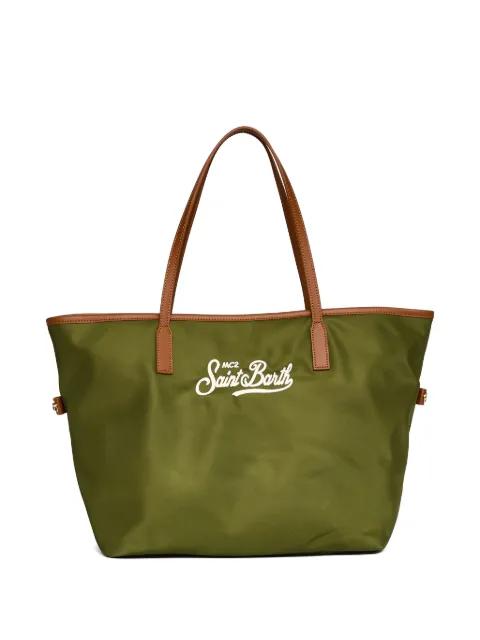 City logo-embroidered tote bag by MC2 SAINT BARTH