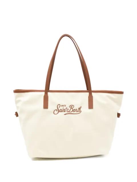City logo-embroidered tote bag by MC2 SAINT BARTH