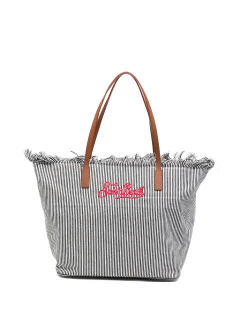City stripe-pattern tote bag by MC2 SAINT BARTH